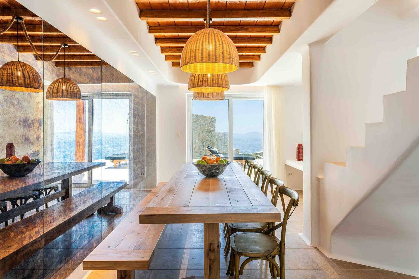 Villa 'Lion' with Sea View, Wi-Fi and Air Conditioning in Faros Armenistis, Mykonos