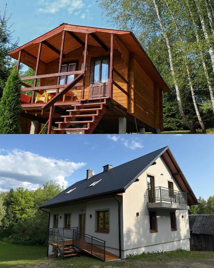 Domek letniskowy dla 2 osób, z ogród i taras w Solina