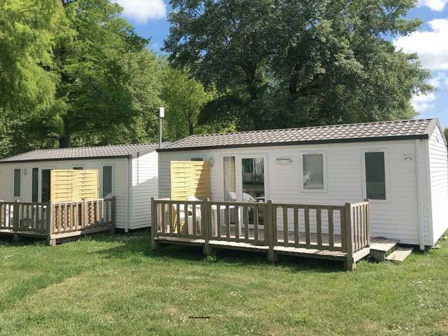 Camping La Plage - Mobilhome 6 personas - Mobil home 4/6 pers in Mansigné, Sarthe