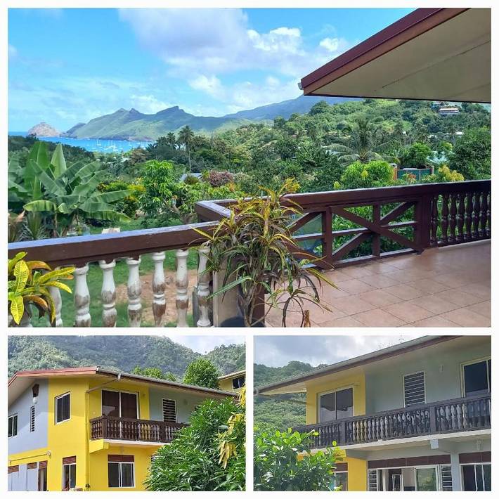 Maison d’hôte pour 2 personnes, avec jardin et vue dans Taiohae