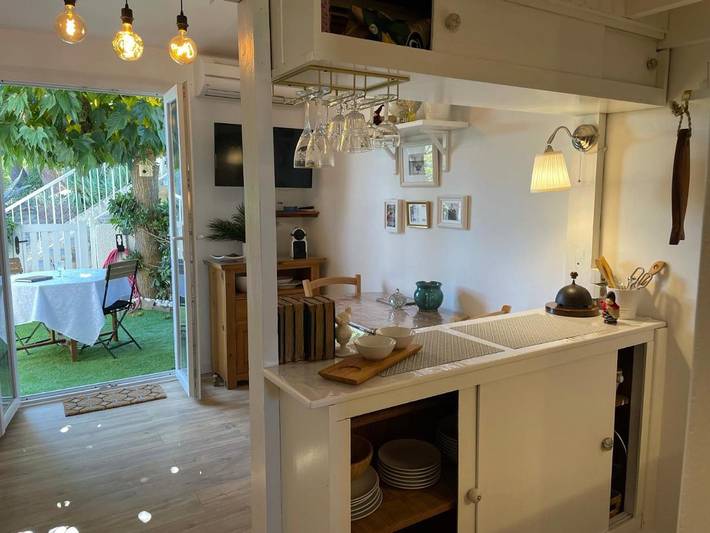 Appartement de vacances pour 2 personnes, avec jardin et piscine à Gruissan