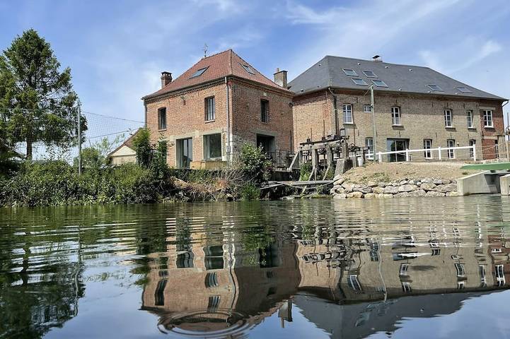 Gîte pour 10 personnes, avec terrasse et jardin dans Monchel-sur-Canche
