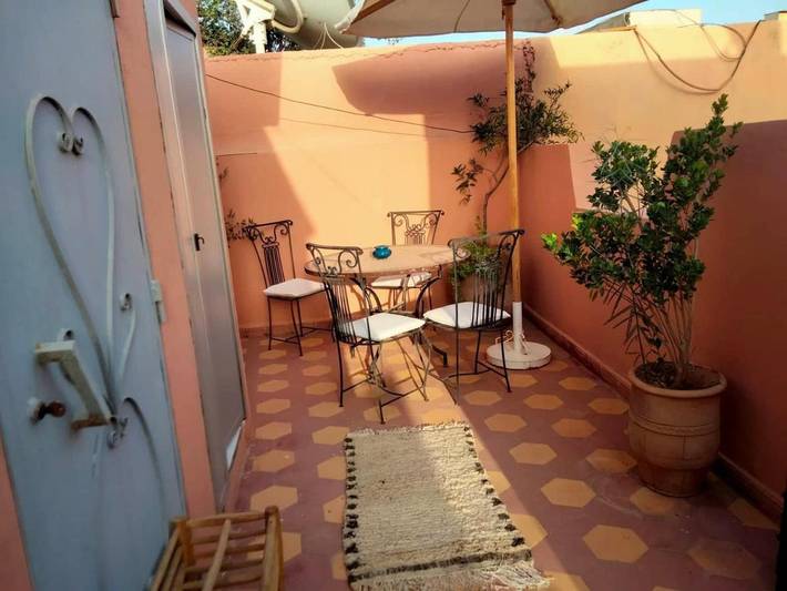 Gîte pour 4 personnes, avec vue et terrasse dans Jemaa el-Fnaa