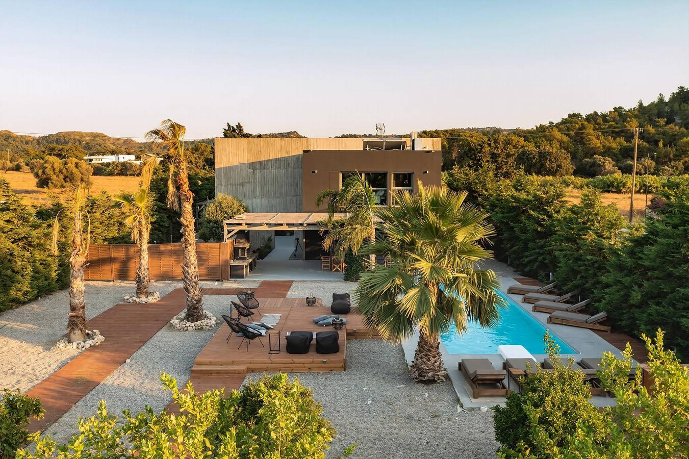 Villa für 10 Personen mit Terrasse in Ialysos, Rhodos