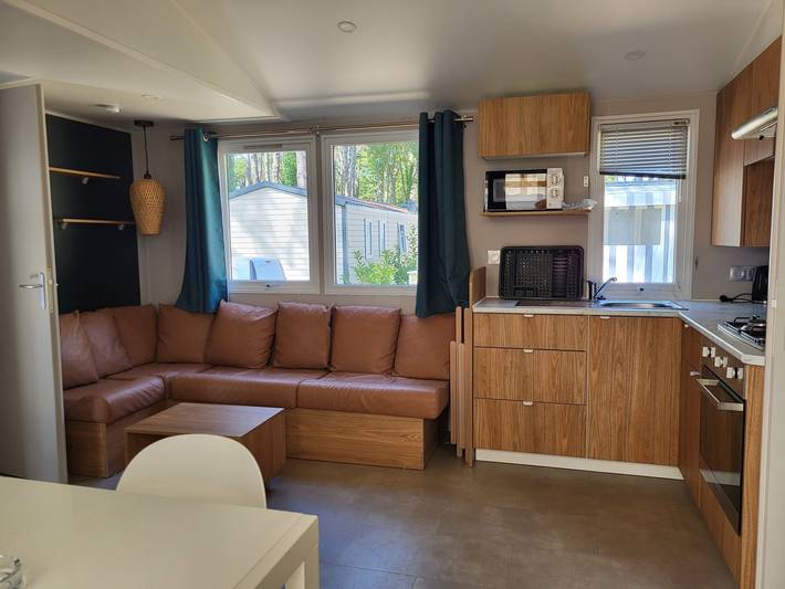 Mobil home pour 6 personnes, avec jardin ainsi que terrasse et piscine à Piriac-sur-Mer - 4