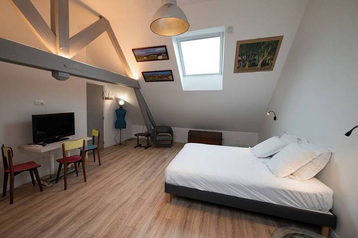 Chambre d’hôte pour 6 personnes, avec Jardin