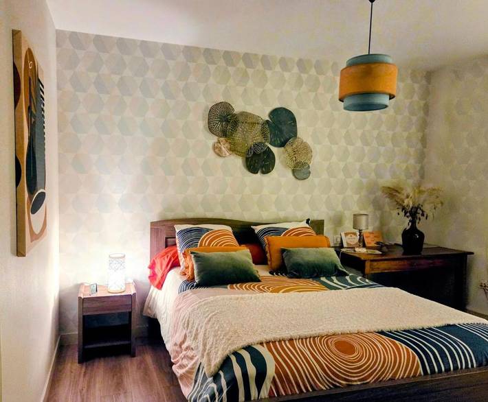 Gîte pour 2 personnes, avec vue ainsi que jardin et terrasse à Le Landreau - 4