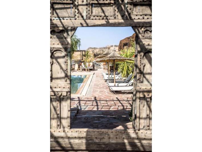 Gîte pour 2 personnes, avec sauna et jardin ainsi que vue et piscine à Ourika (roman)