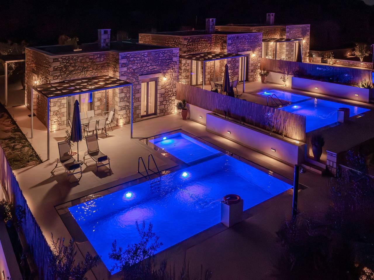 Villa in Melidoni mit Pool und Whirlpool in Rethymno und Umgebung