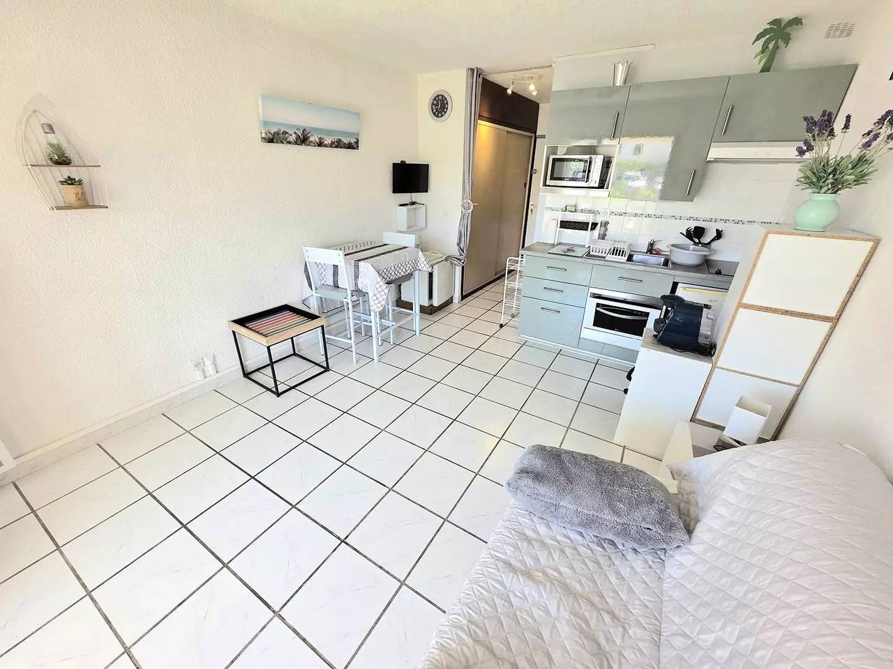 Studio entier, Studio - 2 personnes - Le Barcarès. in Le Barcarès, Côte d'Améthyste
