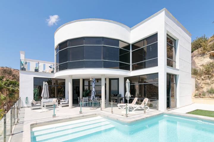 Maison de vacances pour 10 personnes, avec Balcon et Jardin à El Campello