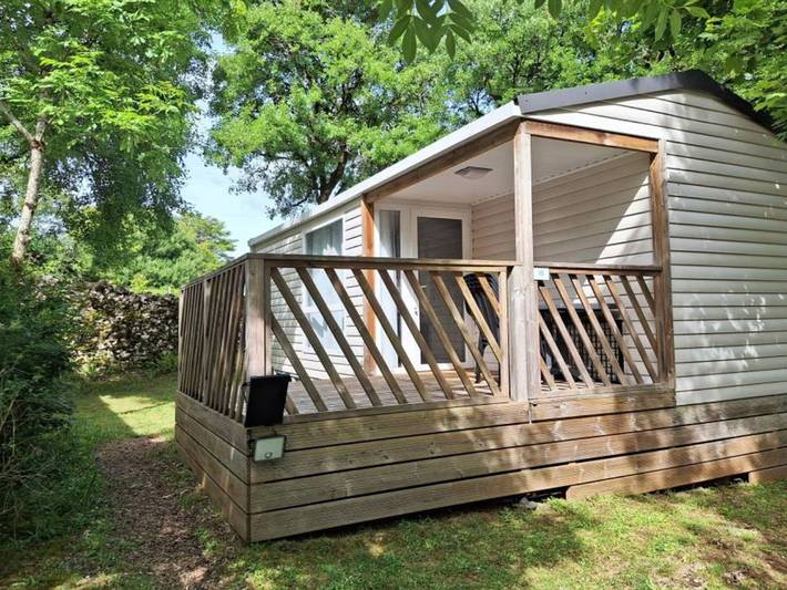 Casa rodante para 4 personas, con Terraza y Piscina en Rocamadour