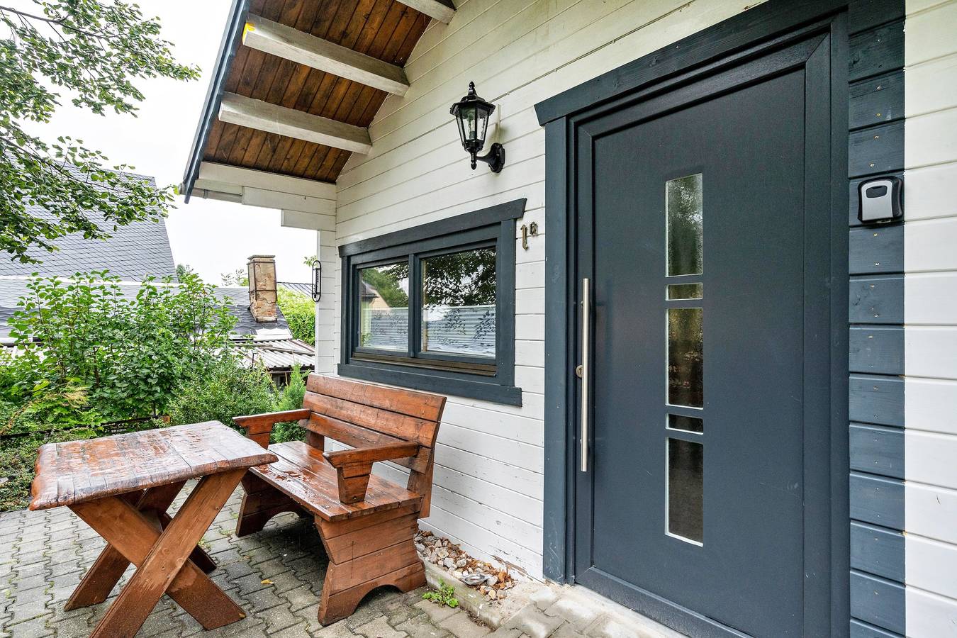 Ferienhaus 'Häuschen Grau' mit privatem Garten und Wlan in Scheibenberg, Erzgebirge