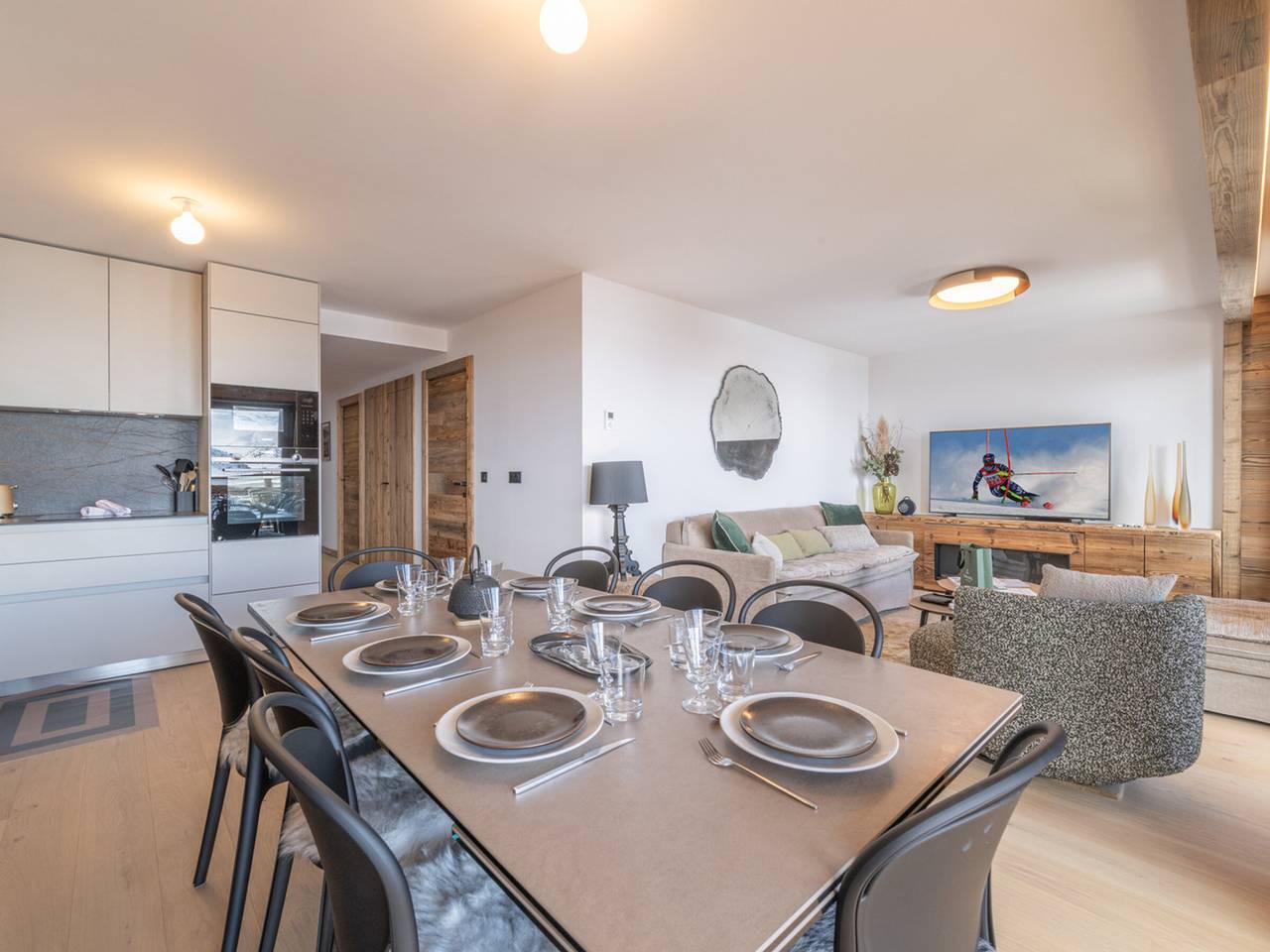 Appartement entier, Appartement haut standing au cœur de la station, jusqu'à 8 personnes in Huez, Parc national des Écrins