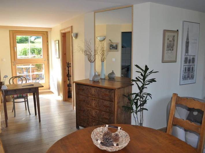 Gîte pour 3 personnes, avec jardin et terrasse, animaux acceptés à La Vancelle