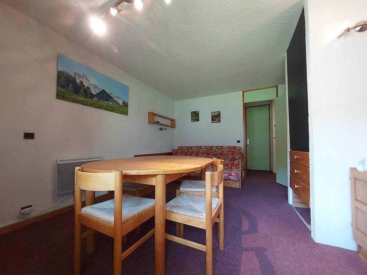 Apartamento entero, Apartamento admite mascotas, vista montaña - 5 pers. in Valmorel, Les Avanchers-Valmorel