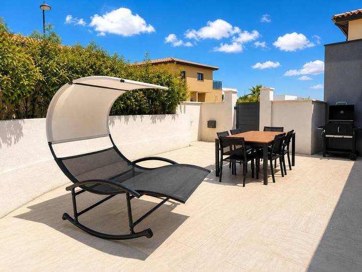 Location de vacances pour 9 personnes, avec piscine ainsi que jardin et vue à Grabels - 4