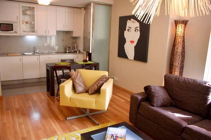 Apartamento para 4 personas, con piscina y vistas en Mondariz-Balneario