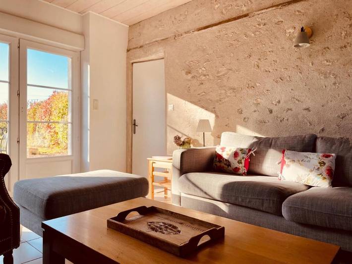 Location de vacances pour 13 personnes, avec vue et jardin à Courbouzon