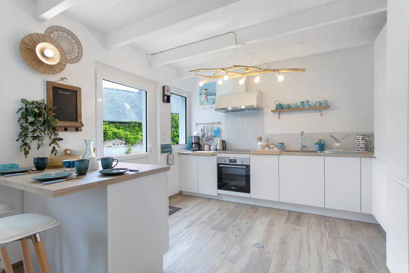 Maison de vacances « Le Petit Baigneur » avec terrasse privée, jardin partagé et Wi-Fi in Plouha, Côte de Goëlo