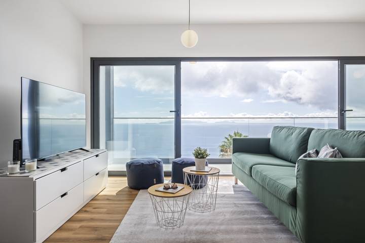 Casa de férias para 6 pessoas, com Vista para o mar e Varanda e ainda Terraço em Gaula