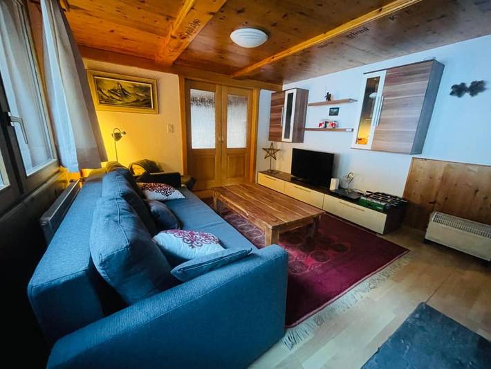 Ferienwohnung für 6 Personen, mit Balkon und Terrasse sowie Garten und Sauna in St. Niklaus