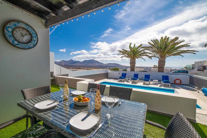 Villa pour 8 personnes, avec Terrasse à Playa Blanca - 2