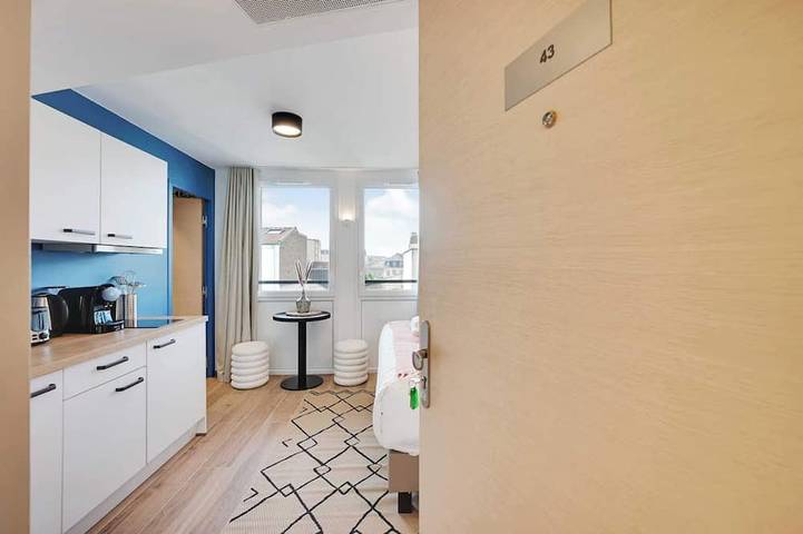 Ganze Wohnung, Studio Jaurès #43- Rooftop & AC in Vanves, Hauts-de-Seine