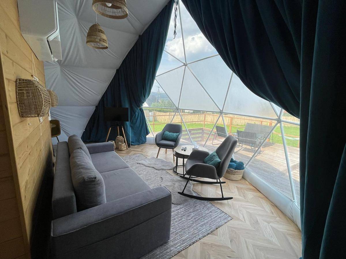 Tent in Szczytna, Sudety (Polska)