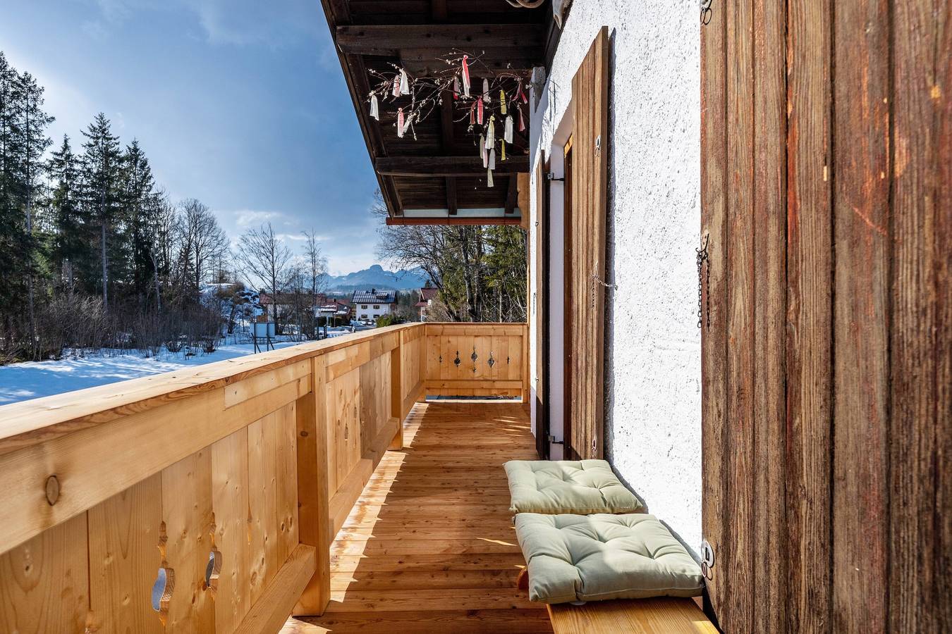 Ganze Wohnung, Apartment 'Fewo Am Steinbach - Stoaboch' mit Bergblick, Balkon und Wlan in Reit im Winkl, Bayerische Alpen