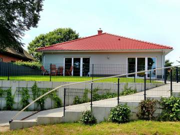Ferienhaus für 5 Personen, mit Seeblick und Garten sowie Terrasse und Ausblick, kinderfreundlich in Malchow