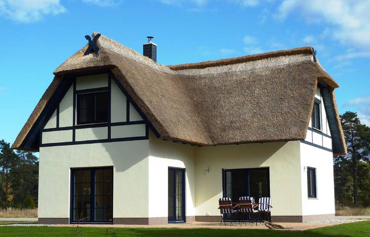 Ferienhaus mit Meerblick für 6 Personen, mit Sauna und Garten sowie Terrasse im Stettiner Haff