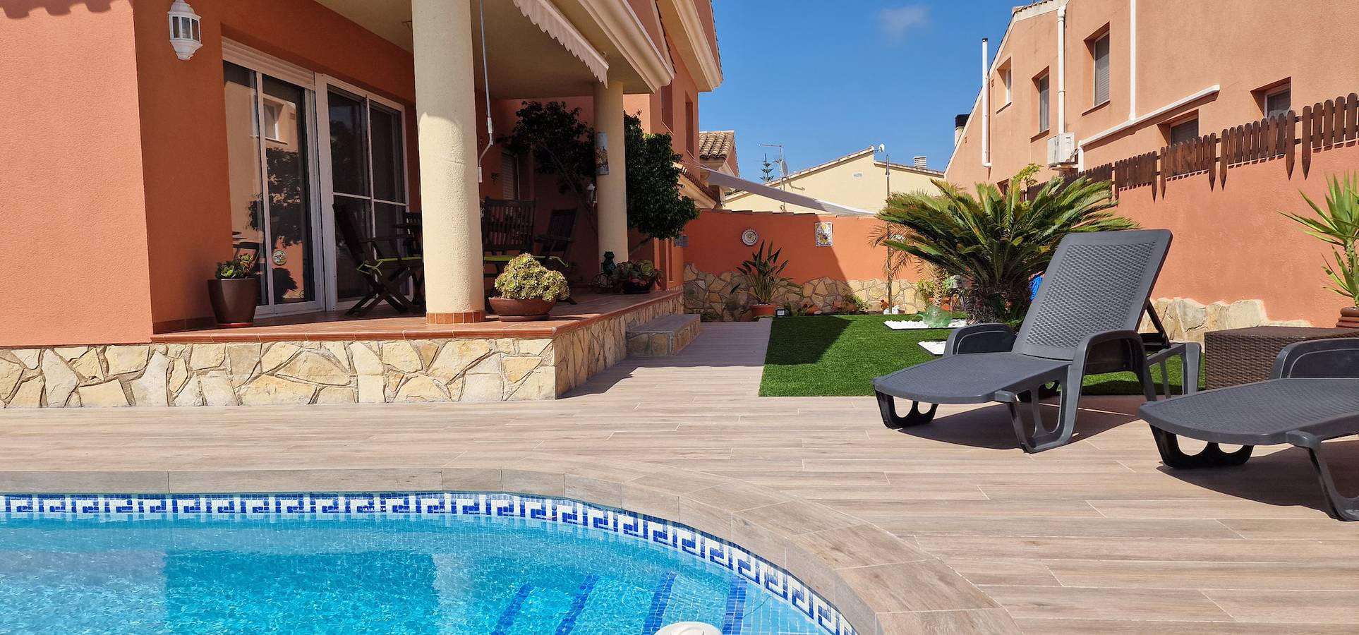 "Mireli“@Marisol: 300m zum Strand, Privat-Pool, A/C, Wifi, Hundestrand in Riumar, Delta de l'Ebre