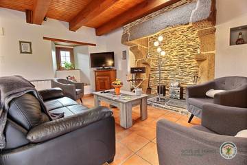 Maison De Vacances pour 6 Personnes dans Saint-Igeaux, Cotes-d'Armor, Photo 3