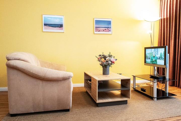 Ganze Wohnung, Hyggelige Ferienwohnung mit Schwimmbad und Sauna im Haus Ornum in Westerland in Westerland, Sylt (Gemeinde)