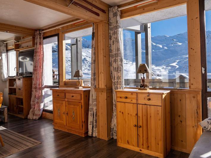 Apartamento entero, Apartamento renovado con balcón, vista al sur, para 5 personas en Val Thorens in Val Thorens, Les Belleville