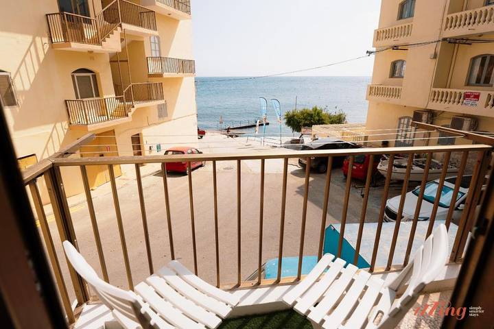 Apartamento para 3 personas, con vistas y balcón en Gozo