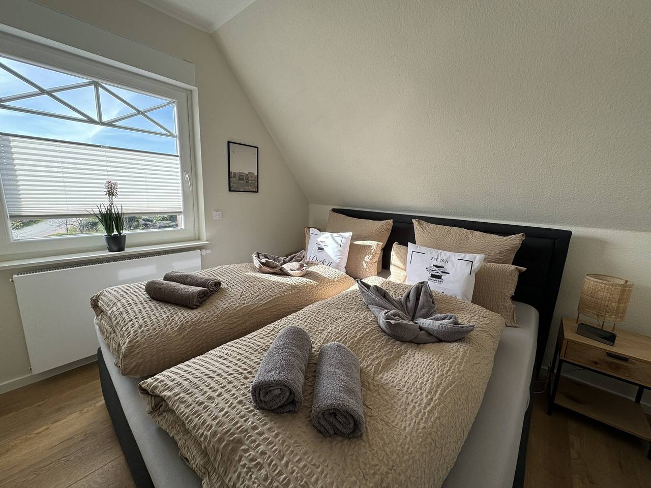 Ganze Wohnung, Ferienwohnung 'Südmole' mit Gemeinschaftsgarten, Balkon und Wi-Fi in Langeoog