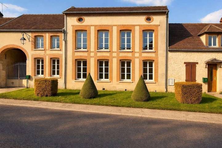 Gîte pour 16 personnes, avec Jardin dans Vauchamps