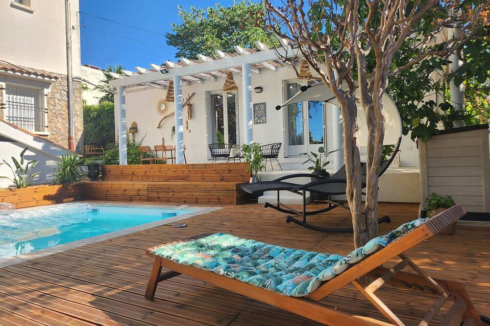 Maisonnette with swimming pool, and dogs subject to acceptance (t10€/jr) in Béziers, Mittelmeerküste (Frankreich)
