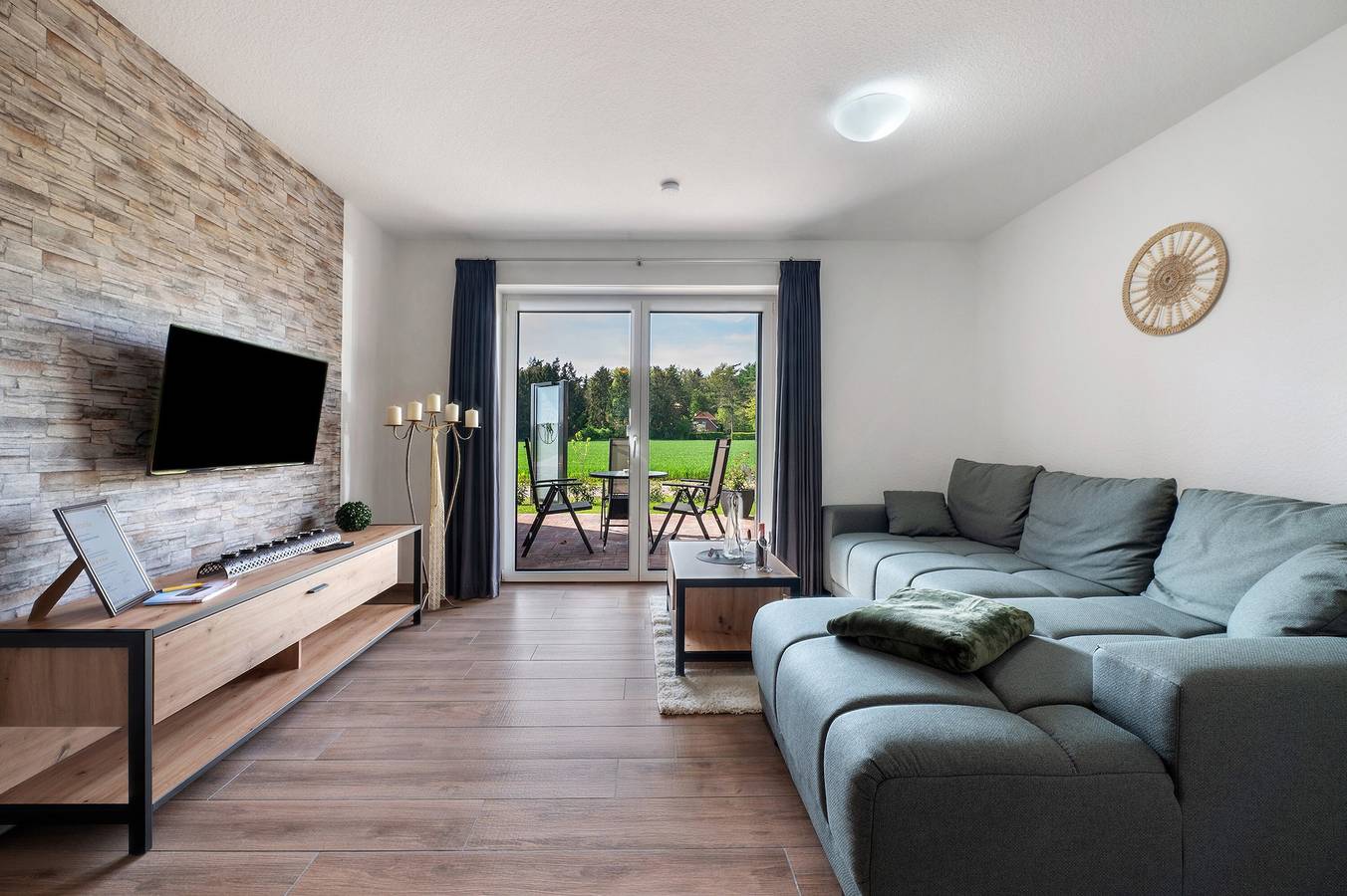 Ganze Wohnung, Ferienwohnung 'Anna 1 Eg' mit Privatterrasse und Garten in Lastrup, Oldenburger Münsterland