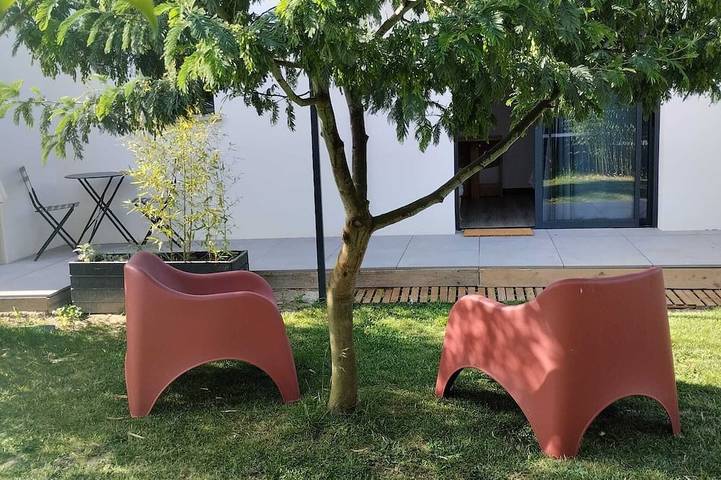 Gîte pour 4 personnes, avec jardin dans Saint-Amadou