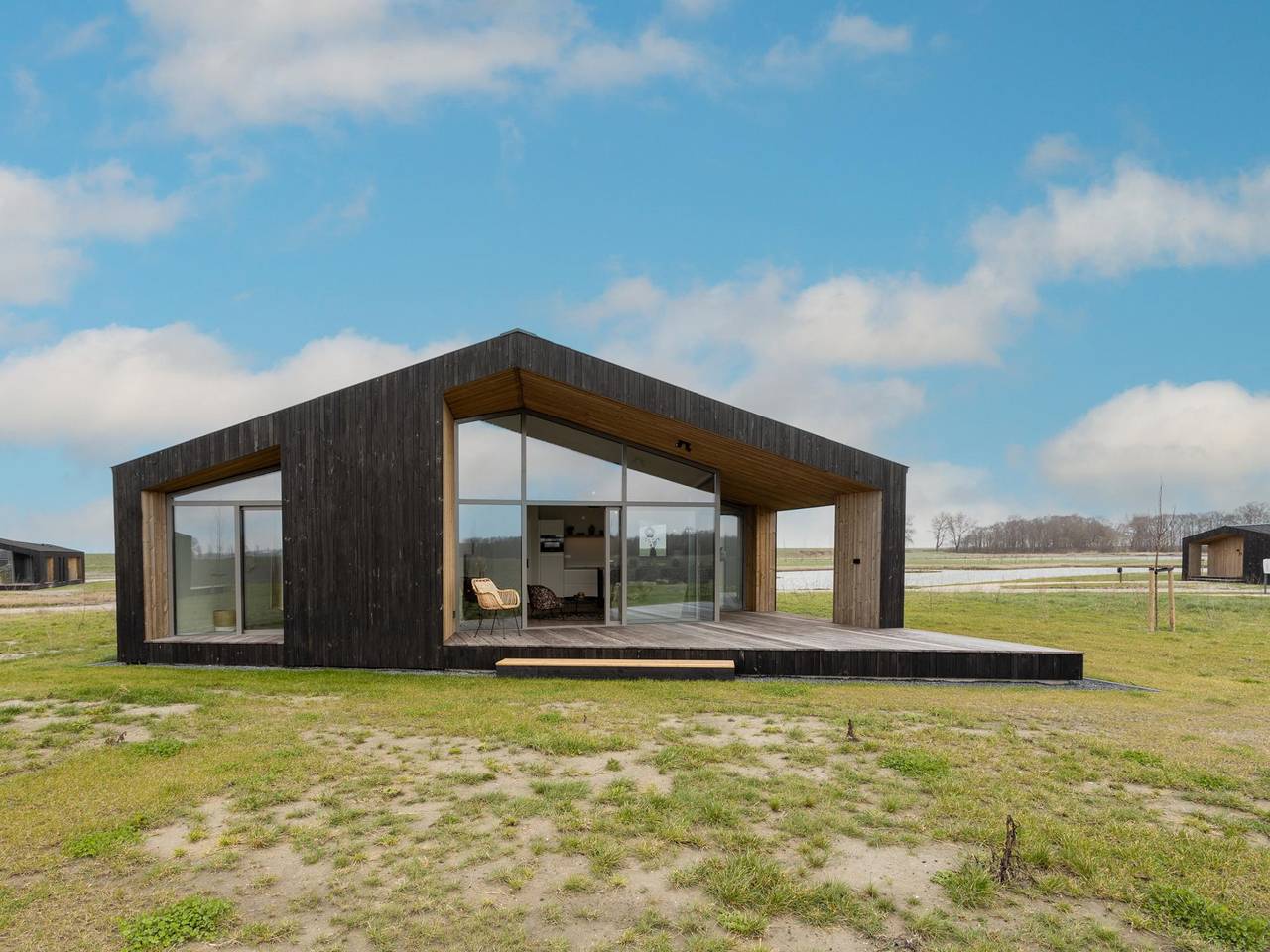 Naturhaus mit Sauna am Naturschutzgebiet in Wissenkerke, Zeeuwse Kust