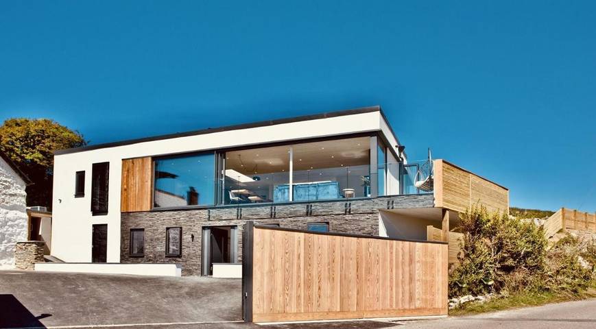 Holiday rental for 10 people, with Balcony and Terrace as well as Hot tub and Garden in Watergate Bay