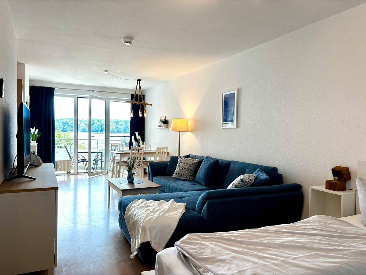 Geheel appartement, Gemütliche Ferienwohnung Oceanstay in Heiligenhafen mit Balkon und Blick auf den Binnensee. Strandnah, familienfreundlich und ideal für Ostseeurlaub. in Steinwarder, Heiligenhafen