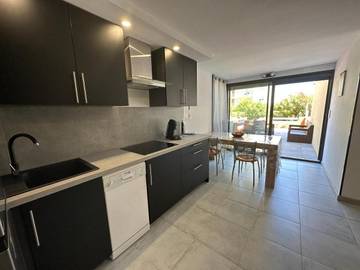 Gîte pour 4 personnes, avec vue et terrasse dans Plage Nord (Saint-Cyprien)