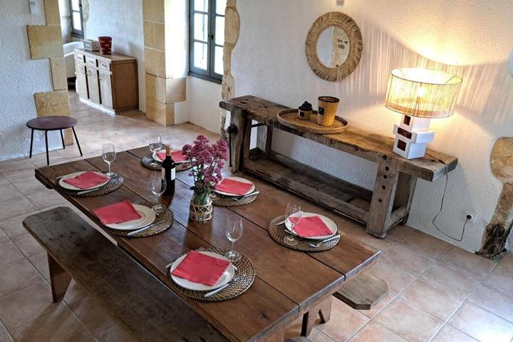 Location de vacances pour 8 personnes, avec terrasse et jardin à Beaumont-du-Périgord - 2