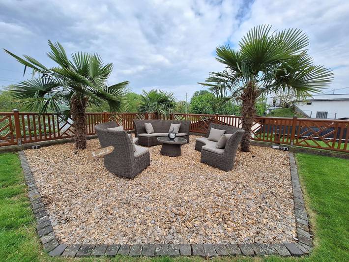 Ferienwohnung für 3 Personen, mit Garten