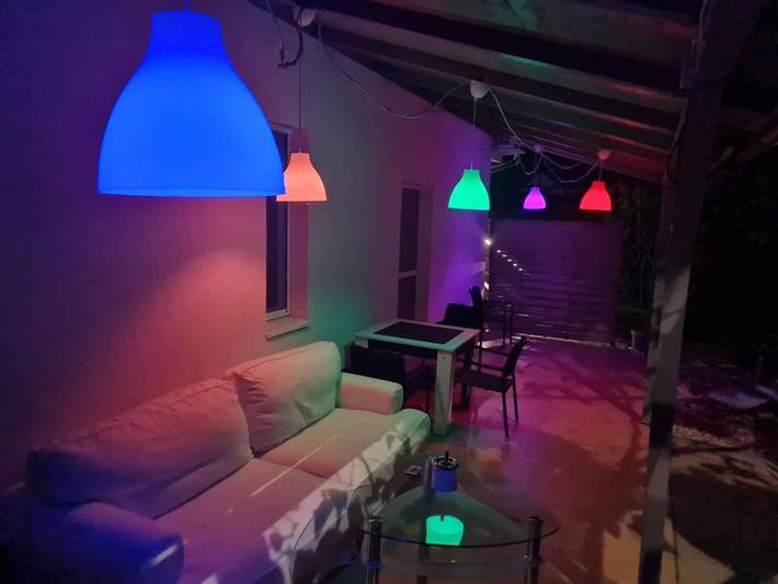 Ferienwohnung für 4 Personen, mit Pool und Whirlpool sowie Garten und Sauna in Balatonfenyves