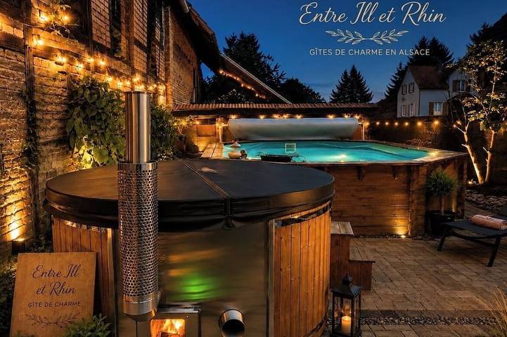 Location de vacances pour 6 personnes, avec Terrasse ainsi que Jardin et Piscine à Ohnenheim
